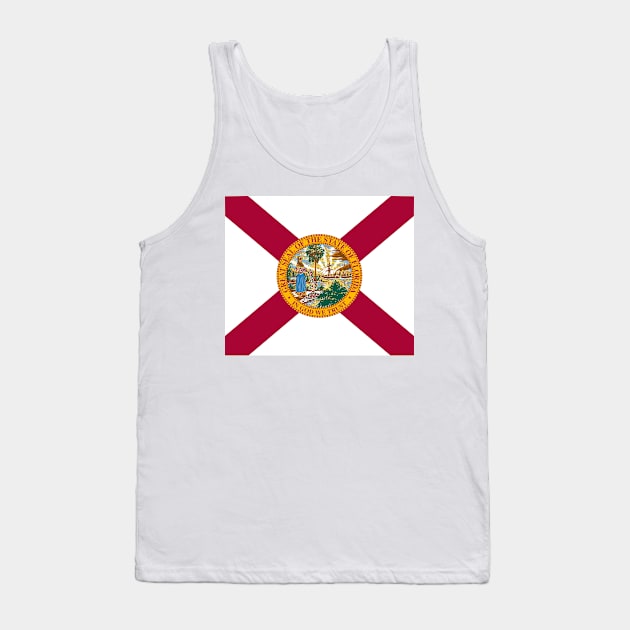 Florida flag. USA Tank Top by flag for all